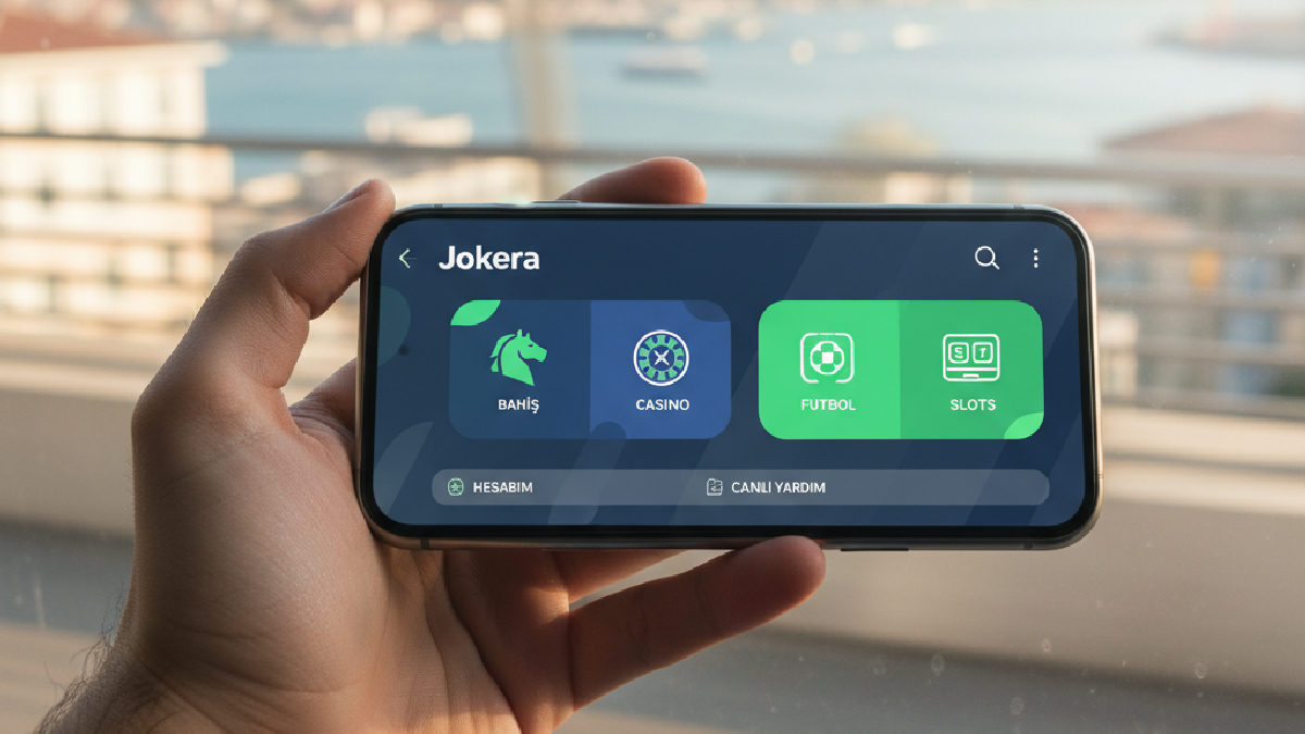 Jokera mobil uygulamasından bahis oynarken güvenlik önlemlerinin önemi.